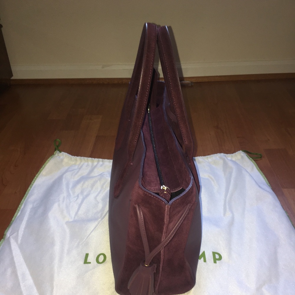 Longchamp “Made in France” medium Penelope Fantaisie in Burgundy - Picture 5 of 9